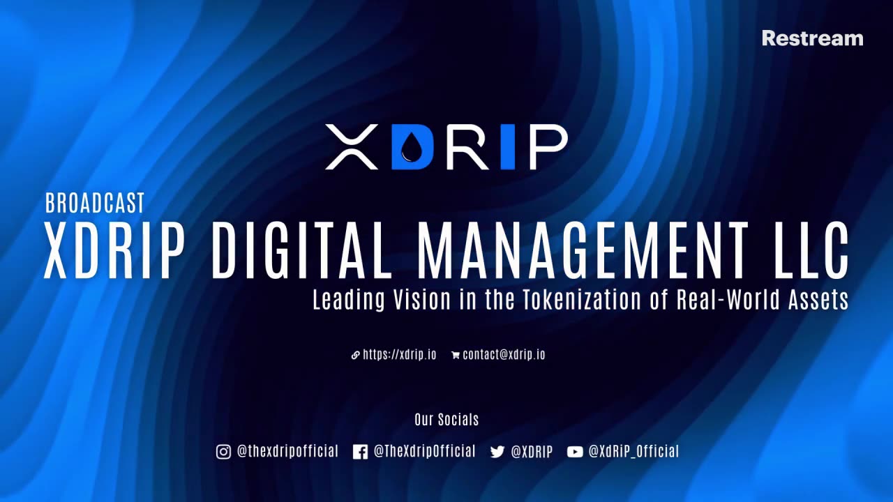 Live Stream With XDRIP Digital Management