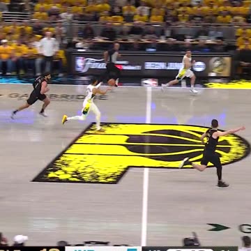 Indiana Pacers - Myles Turner with the block and three ❌🎯