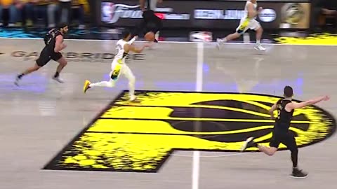 Indiana Pacers - Myles Turner with the block and three ❌🎯