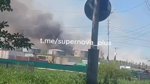👀🔥 Saratov, fire near TPP-5