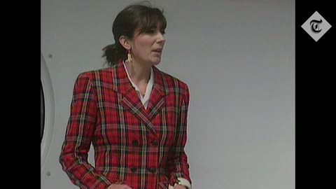 Ghislaine Maxwell’s speech on board the yacht Lady Ghislaine after her father's death