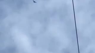 A man from New Jersey filmed B-2 Stealth Bombers returning home after