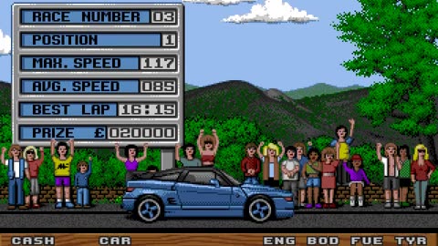 Amiga 500 Longplay - Super Cars - EU