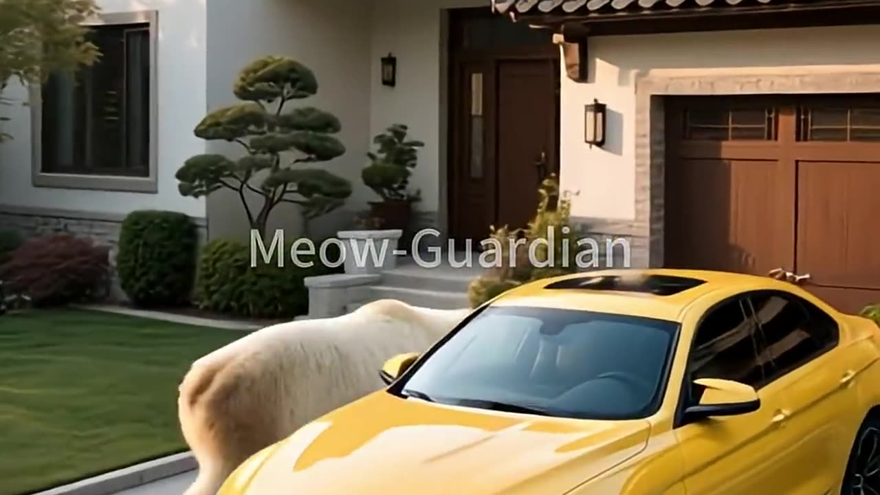 Kitten's Birthday Surprise: A Polar Bear's Heartwarming Encounter