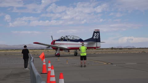 North American T-28B Trojan - Start up and Take Off