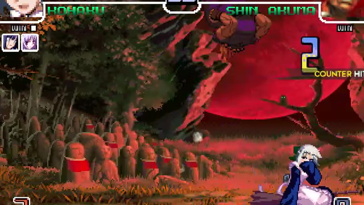 Hisui, Kohaku, and Mech Hisui (Me) vs Shin Akuma