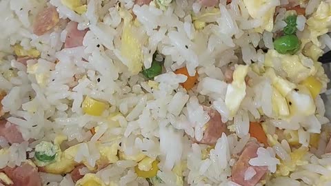 Super Easy 5 Minutes Fried Rice Better Than Take Out #friedrice #food #cooking