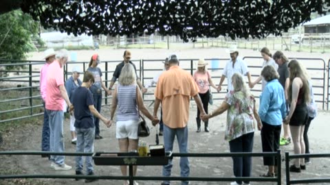 Skipper Calder & Cowboy-up Ministry bring horse training with a message at 11am.