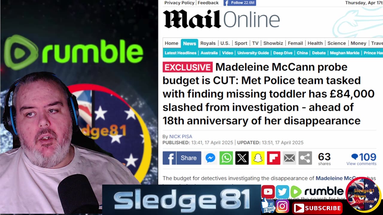 Madeleine Macan prob budget cut about time
