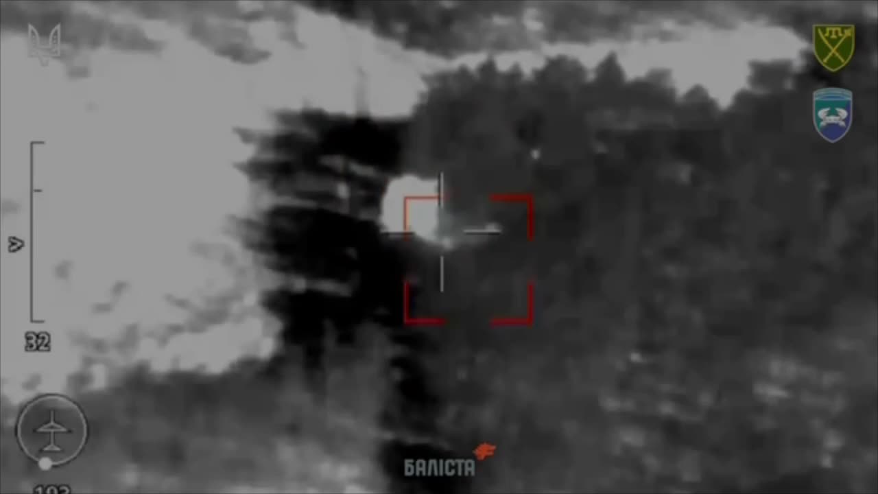 Surveillance Group Adjusts Fire Onto Russian Infantry