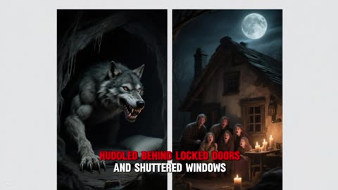 Horror of a werewolf