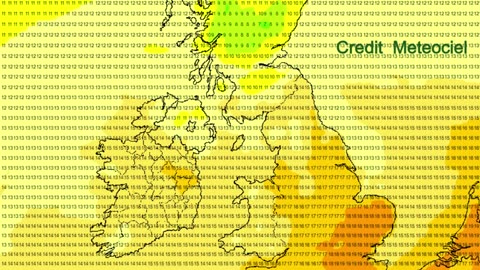 10-Day GFS Rain, Wind & Temperature Charts for Ireland (14-23 Sep, 2025)