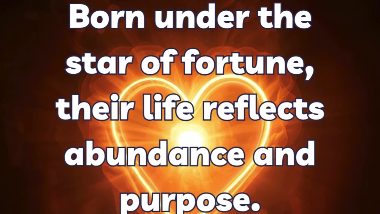 Born Under the Star of Fortune