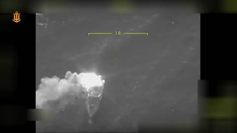 🇺🇦⚓️ Ukrainian Navy’s Bayraktar TB2 destroyed a Russian military boat in Kherson region.