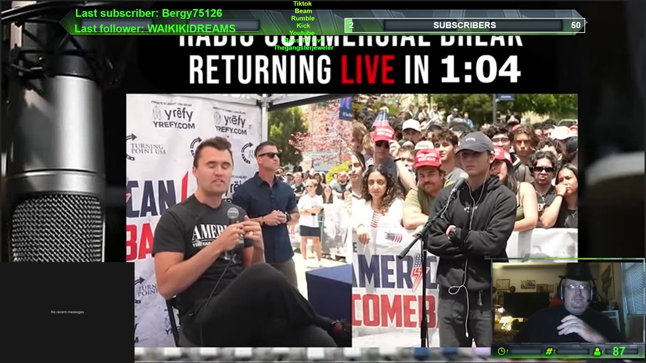 JD Vance Fills In For Charlie Kirk.
