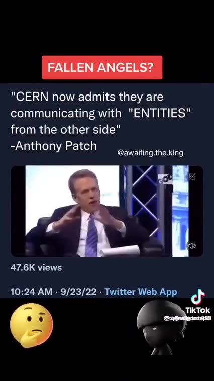 CERN SCIENTISTS ADMIT THEY ARE COMMUNICATING 👁‍🗨 WITH ENTITIES FROM OTHER DIMENSIONS