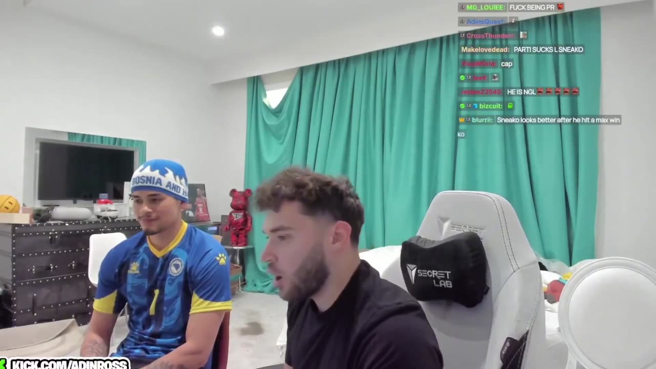 Adin Ross praises SNEAKO for moving away from the red pill