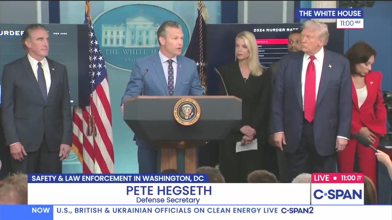 BREAKING: Defense Secretary Pete Hegseth announces mobilization of the D.C. National Guard