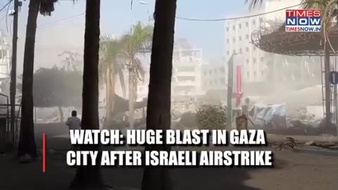 Israel Jets Deploy Massive Blasts and Air Raids on Gaza City