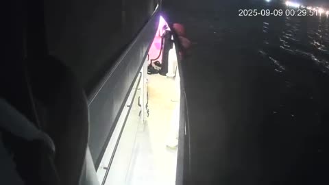 “Family Boat” was struck by a drone