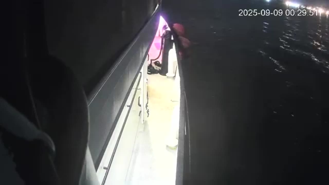 “Family Boat” was struck by a drone