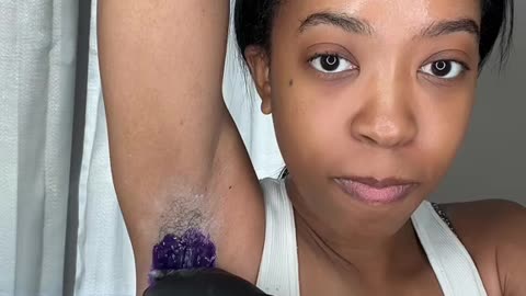 Underarm Waxing | Sexy Smooth Purple Seduction Hard Wax | Expert Technique by @estheticallydarriana