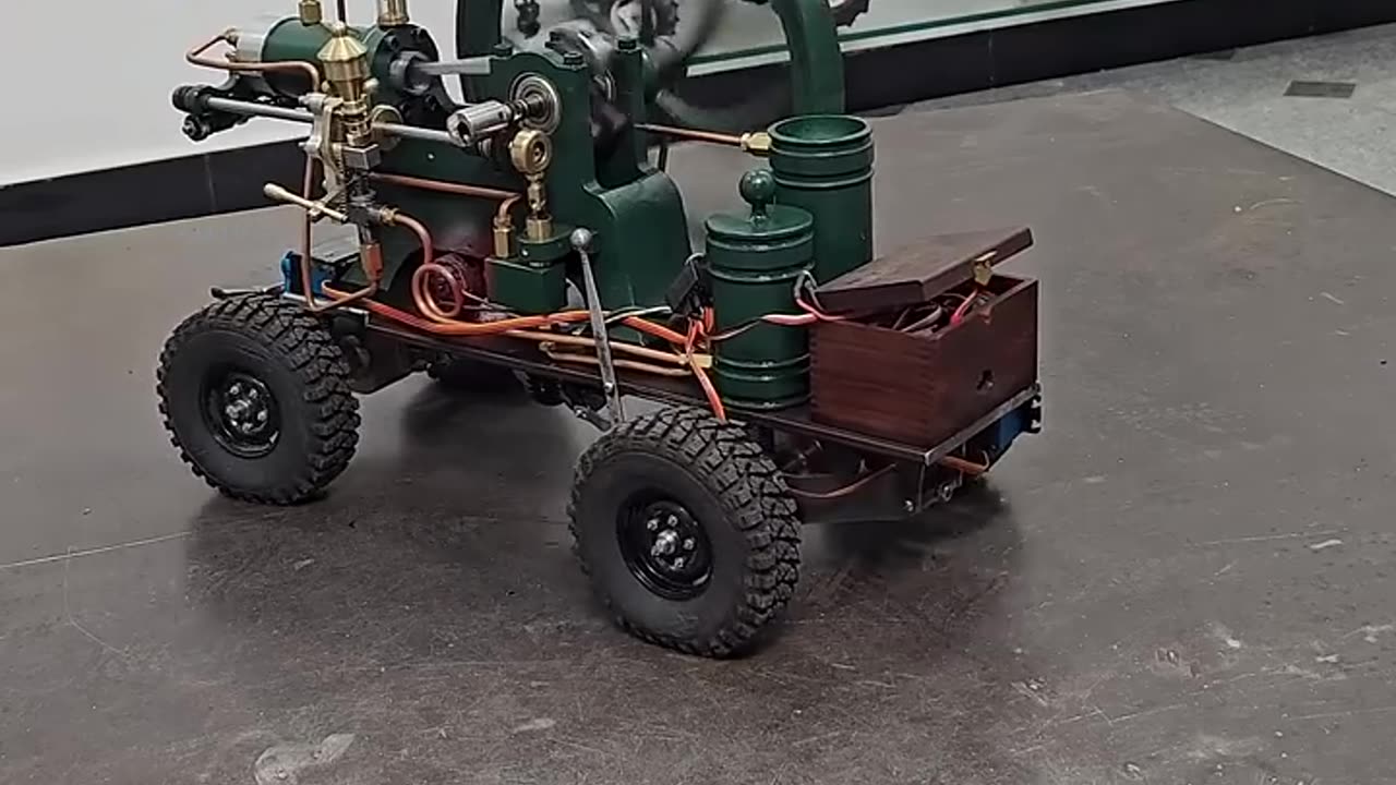 Powerful truck made of 4x4 with diesel engine #project