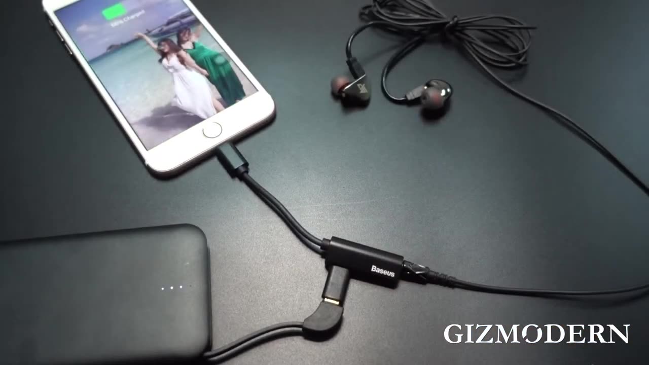 Lightning to Lightning_3.5mm Headphone Jack Adapter - Charge Your iPhone and Listen to Music!