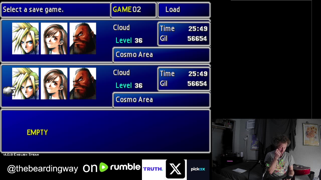 Minecraft at the last minute. I was going to play FF7.