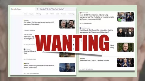 Fact Check: Robert De Niro NOT Leaving New York Now Mamdani Is Mayor -- Liberal Satire Page