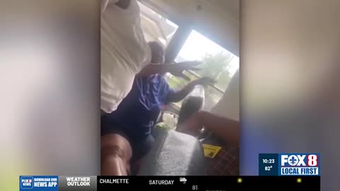 Sheboons attack bus monitor who gets cited for disturbing da peace