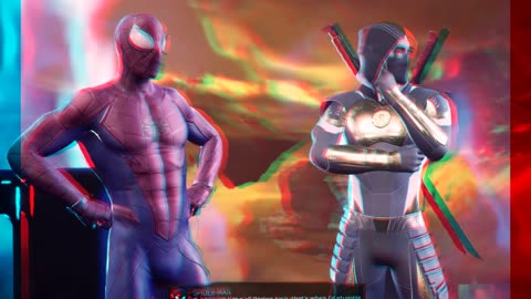 Spiderman vs Venom 3D Anaglyph Epic Battle Movie