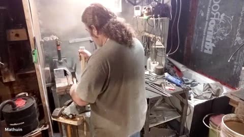 Hammer handle,Box Jaw tongs and a holddown