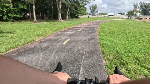 Cycling to the house of waffles
