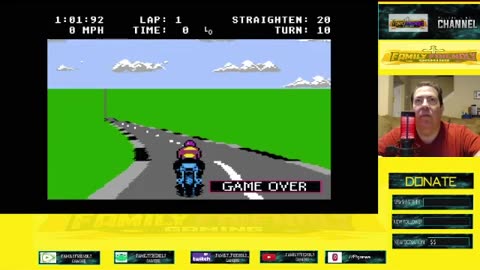 Motor Psycho Atari 7800 Gameplay