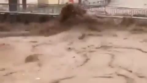 While humans kill each other in a war of nations, nature comes and wipes out both sides. "Deadly floods hit India and Pakistan, killing more than 60 and leaving hundreds missing."