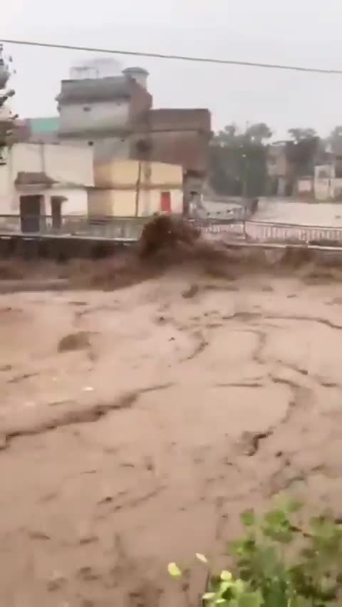 While humans kill each other in a war of nations, nature comes and wipes out both sides. "Deadly floods hit India and Pakistan, killing more than 60 and leaving hundreds missing."