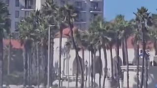 Five people hospitalized when a helicopter crashed in Huntington Beach, California