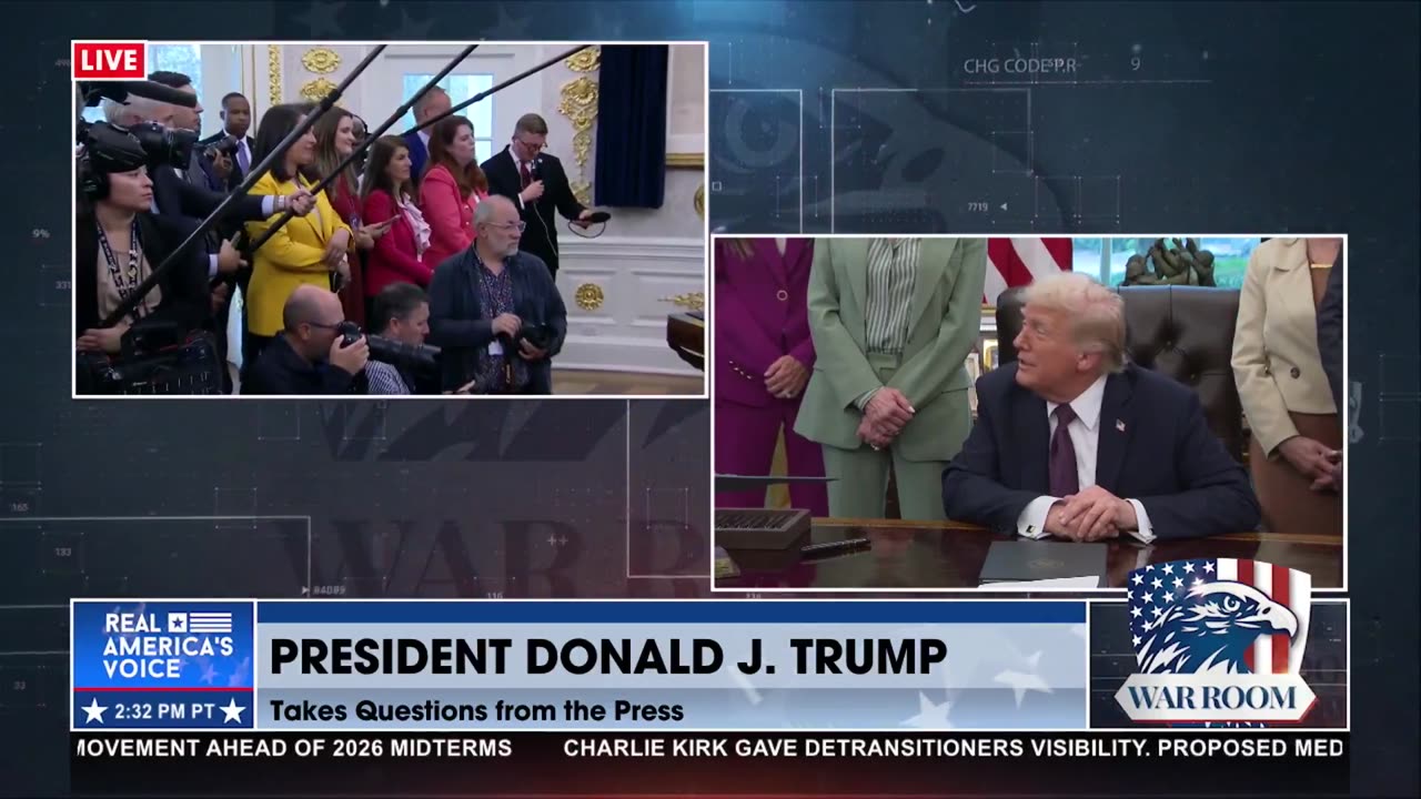 WOULD TRUMP BE OPPOSED TO REMOVING TRANS FLAGS IN WASHINGTON, D.C.?