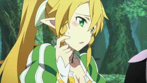 Sword Art Online - Leafa asks Yui about Kirito