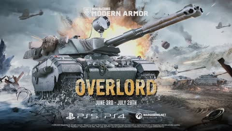 World of Tanks Modern Armor - Overlord Trailer PS5 & PS4 Games