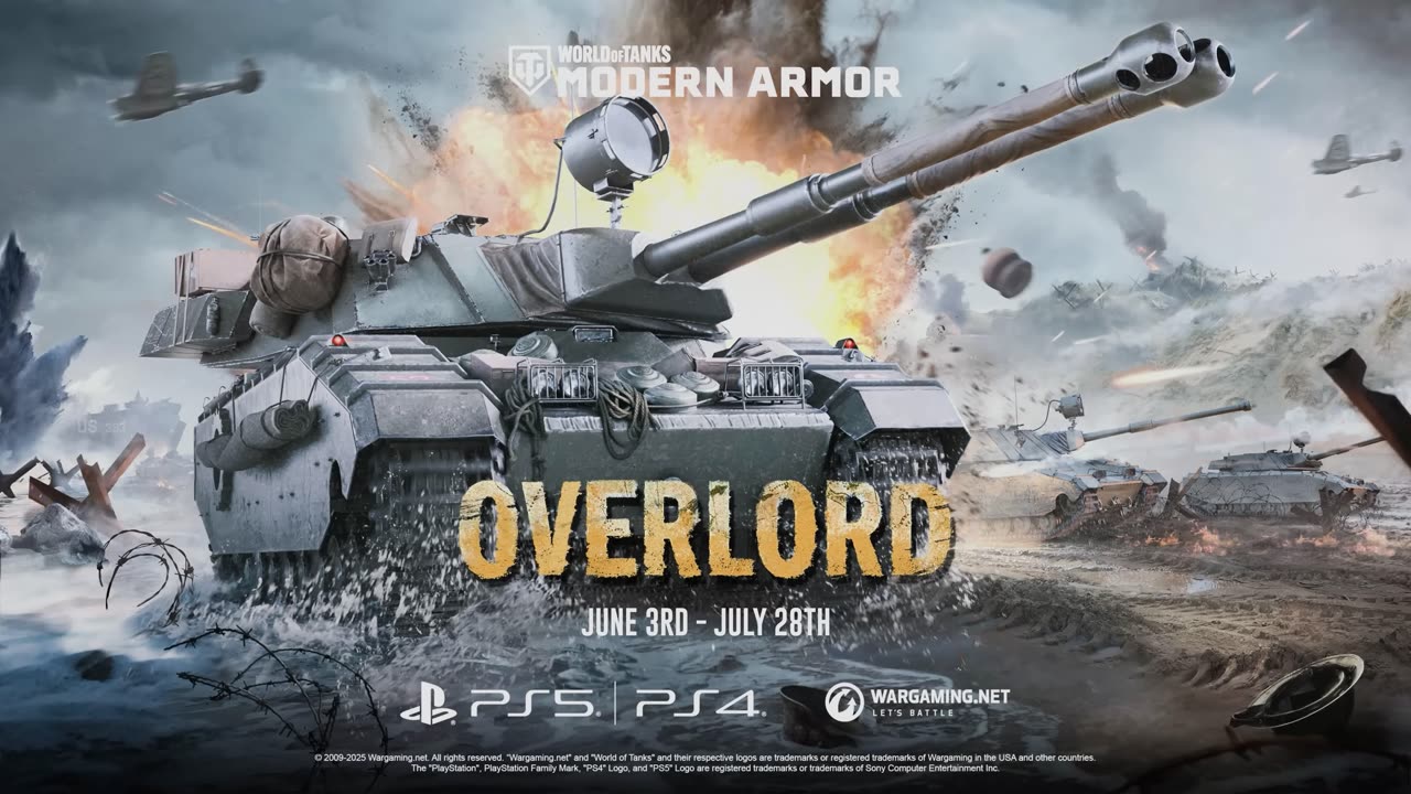 World of Tanks Modern Armor - Overlord Trailer PS5 & PS4 Games