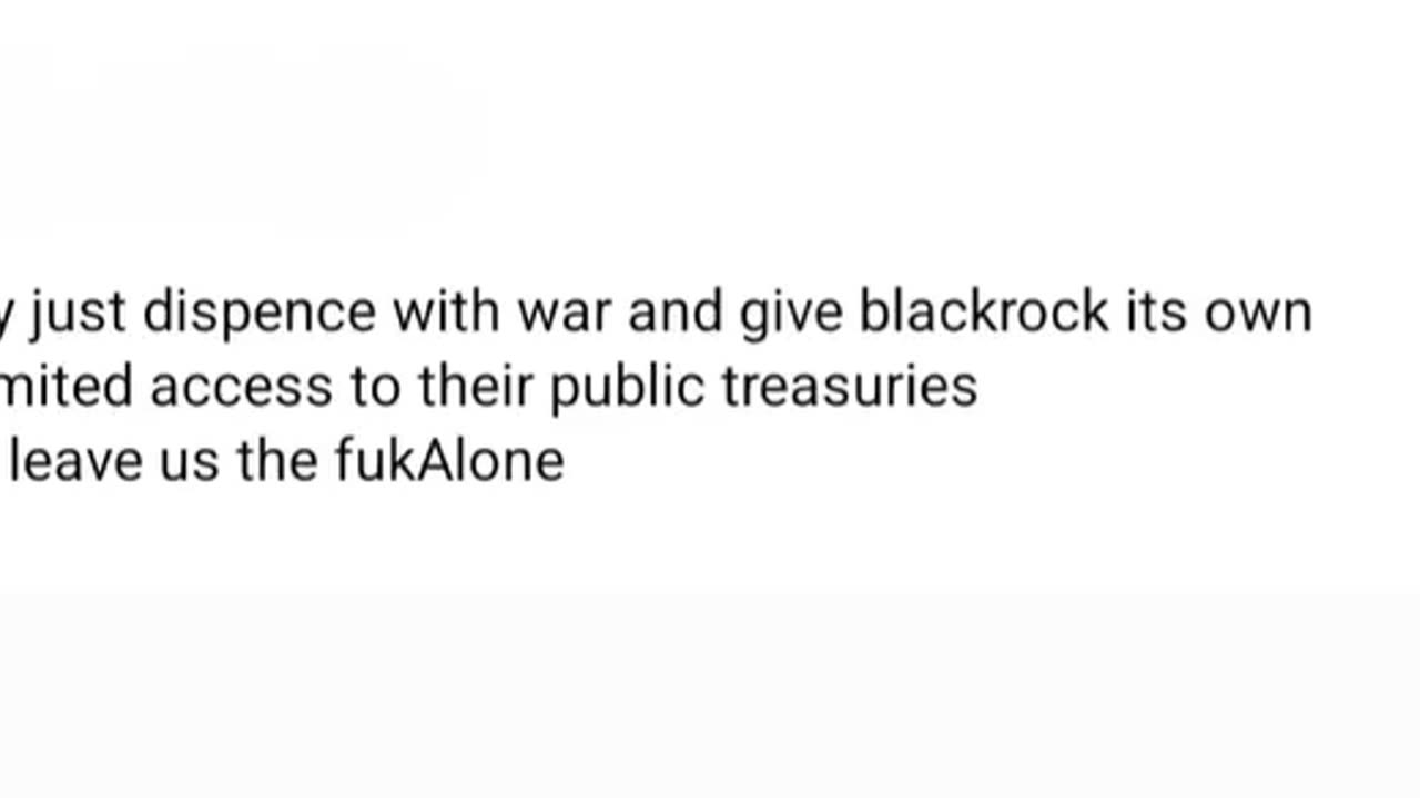 Just give it to Blackrock...