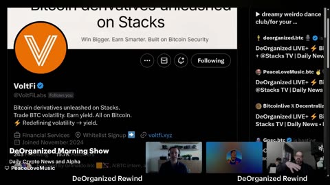 DeOrganized LIVE+ ⚡ Bitcoin + Stacks TV | Daily News • Builders • Games 11-6