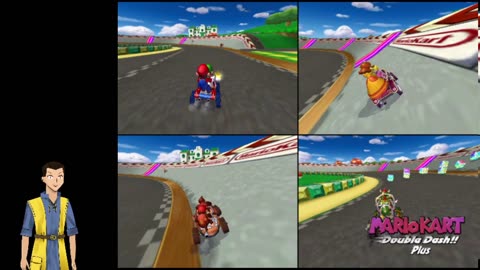 Mario Kart Double Dash (GC/Dolphin) day 1 50cc Mushroom cup!