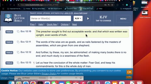 5/2/25 Ecc 12:9-14 Fear God, and keep his commandments: for this is the whole duty of man.