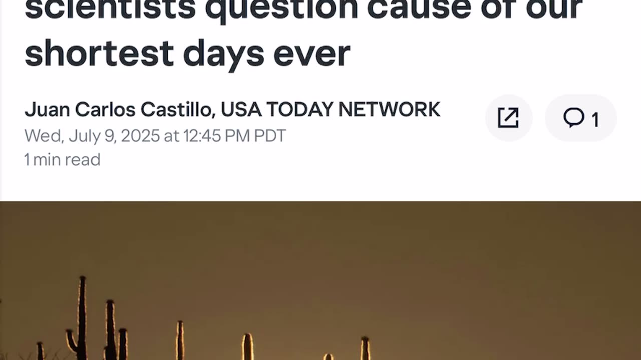 Earth is spinning faster..