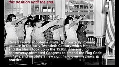 Bellamy Salute In the U.S Before WW2 Psyop