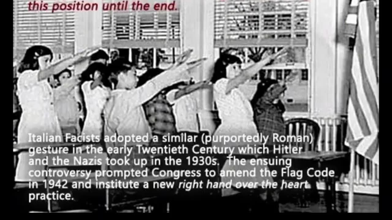 Bellamy Salute In the U.S Before WW2 Psyop