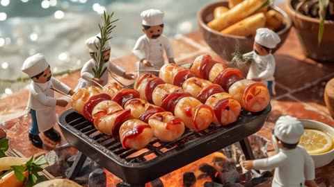 Prawn Jamón Souvlaki – Smoky, Juicy & Mediterranean with a Twist